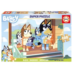 PUZZLE 100 PZAS. MADERA BLUEY