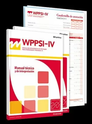 WPPSI IV CUADERNO DE RESPUESTAS 3 CLAVE DE FIGURAS PAQ. 25