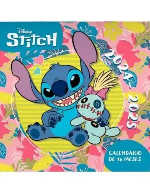 CALENDARIO STITCH 2024/2025 16 MESES