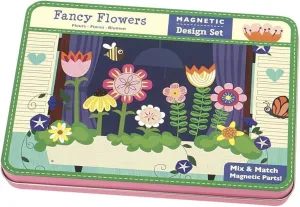 FIGURAS MAGNETICAS FLORES ADORNADAS - FANCY FLOWRS