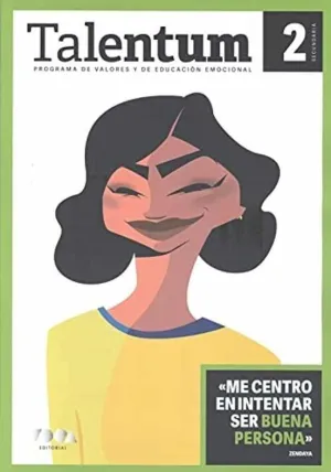 TALENTUM. PROGRAMA DE VALORES Y DE EDUCACIÓN EMOCIONAL. 2 SECUNDARIA