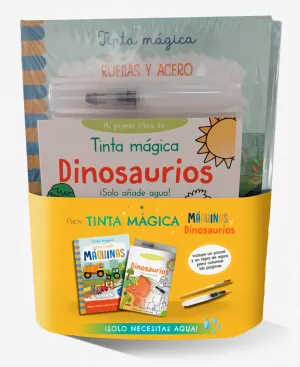 PACK TINTA MAGICA: MAQUINAS Y DINOSAURIOS