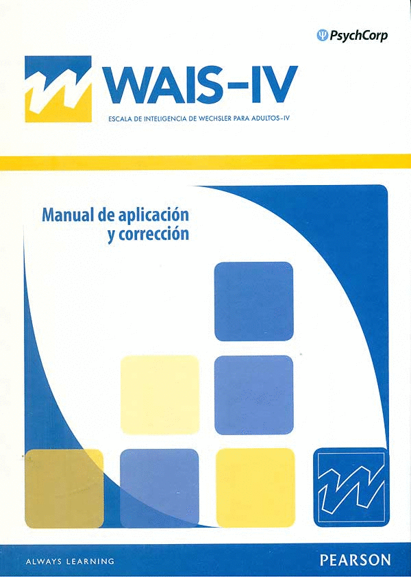 WAIS IV MANUAL DE APLICACION Y CORRECCION - LIBRERÍA IMAGINA